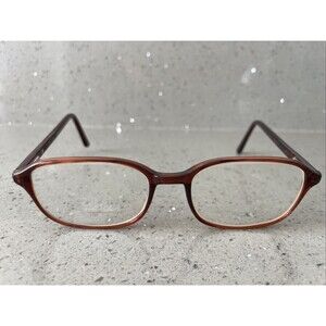 ROMCO 4 1/2- 5 3/4 Eyeglasses Brown Square Frames ONLY Full rim